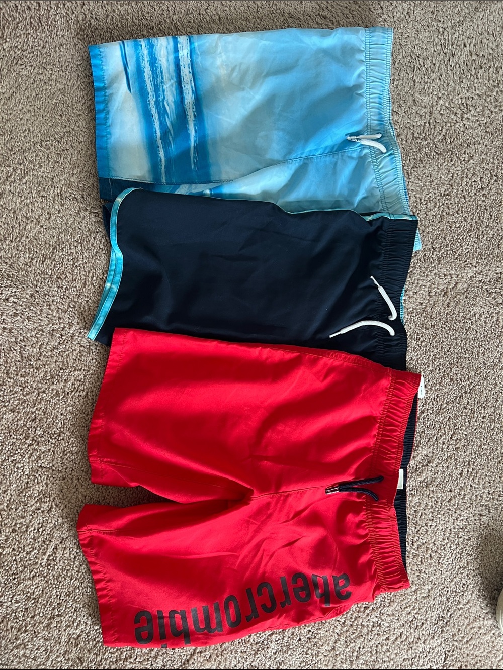 Abercrombie kids size 14 swim trunks